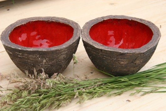 Makowa czerwień. NG Autorska bizuteria ceramiczna