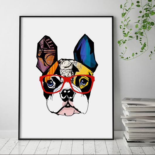 Plakat BULDOG FRANCUSKI DEKOSKA