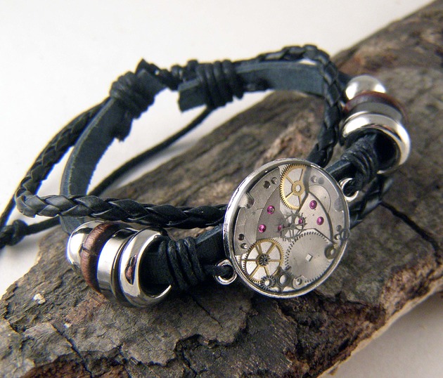 Mechaniczna bransoletka unisex 179 Zegarynki