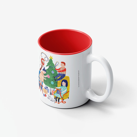 kubki Kubek Ceramiczny Choinka
