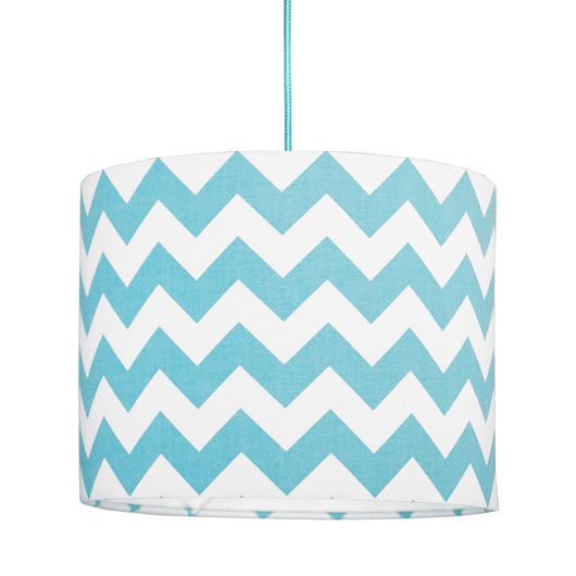 Lampa sufitowa MINI chevron turkusowy youngDECO