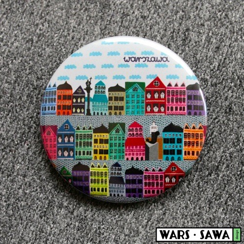 MAGNES 56 mm - Kamieniczki LOVE POLAND DESIGN