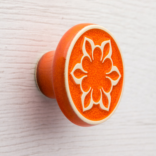 gałki do mebli Gałka do mebli pomarańczowa, wz.2
