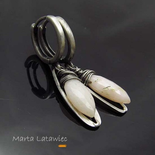 Kolczyki Subtle ivory Marta Latawiec