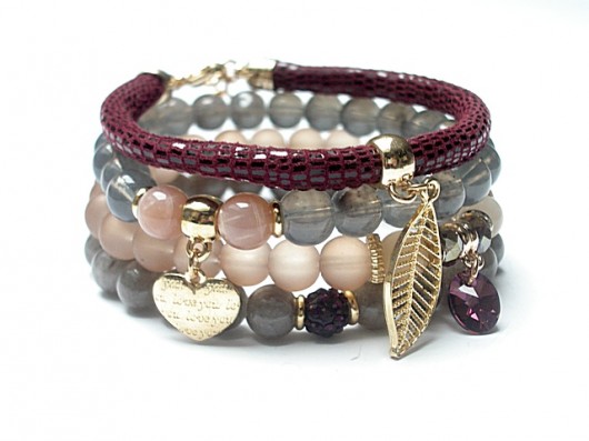 Caramel, grey and burgundy /26.09.15/ set KiKa pracownia