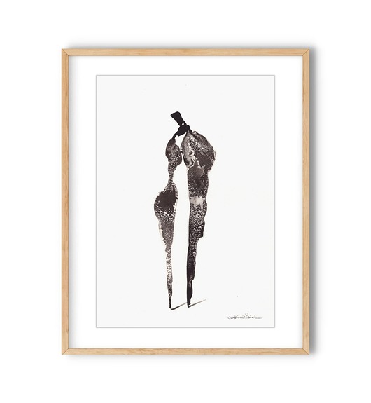 obrazy Grafika 21X30 malowana ręcznie na papierze
