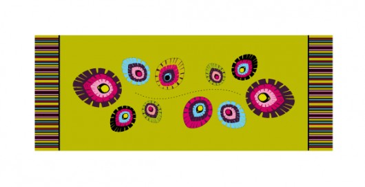 bieżnik folk elements 70x180cm LIMONKA AT design