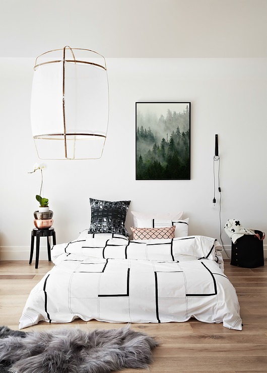 Plakat skandynawski Misty Forest myscandi