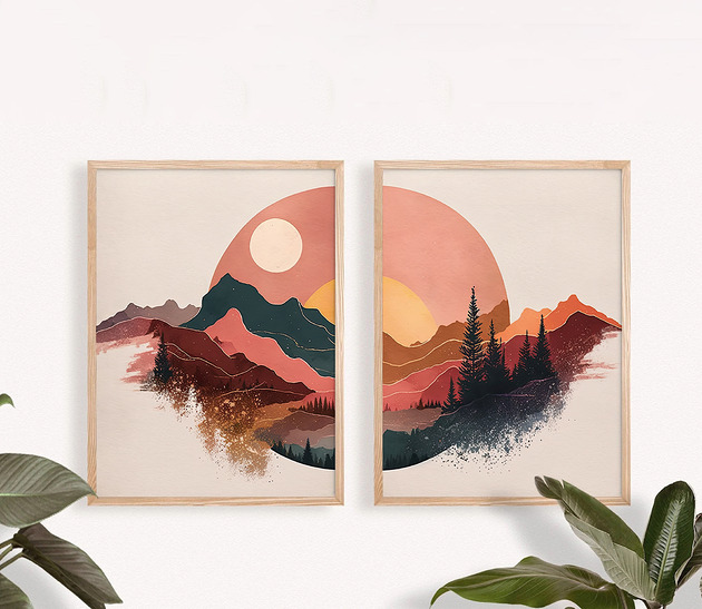 plakaty Plakat Kolory Natury i Spokoju