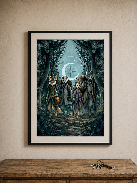 plakaty Plakat Wędrowcy 30x40 cm