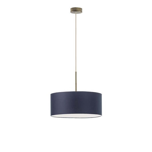 Granatowa lampa wisząca do pokoju dziecięcego SINTRA KIDS fi - 40 cm LYSNE