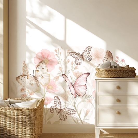 naklejki ścienne do pokoju dziecka MOTYLE - naklejka na ścianę