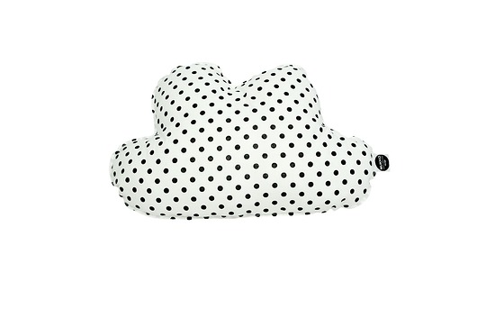 poduszki do pokoju dziecka Poduszka chmurka Czarne Kropki