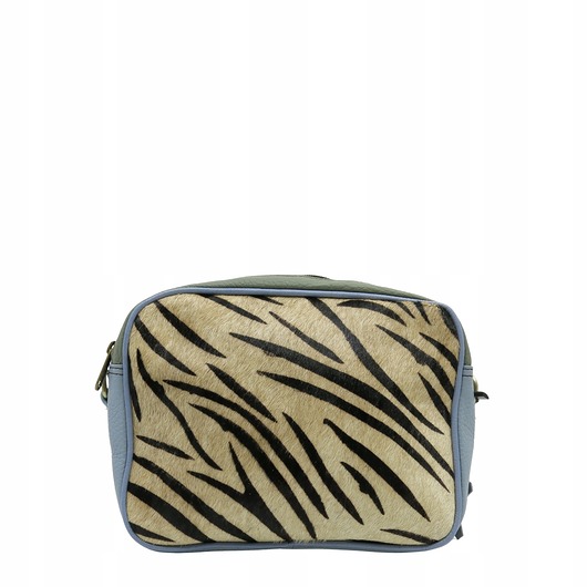 torby na ramię Skórzana torebka listonoszka damska skóra naturalna dwustronna eko OLIVKA