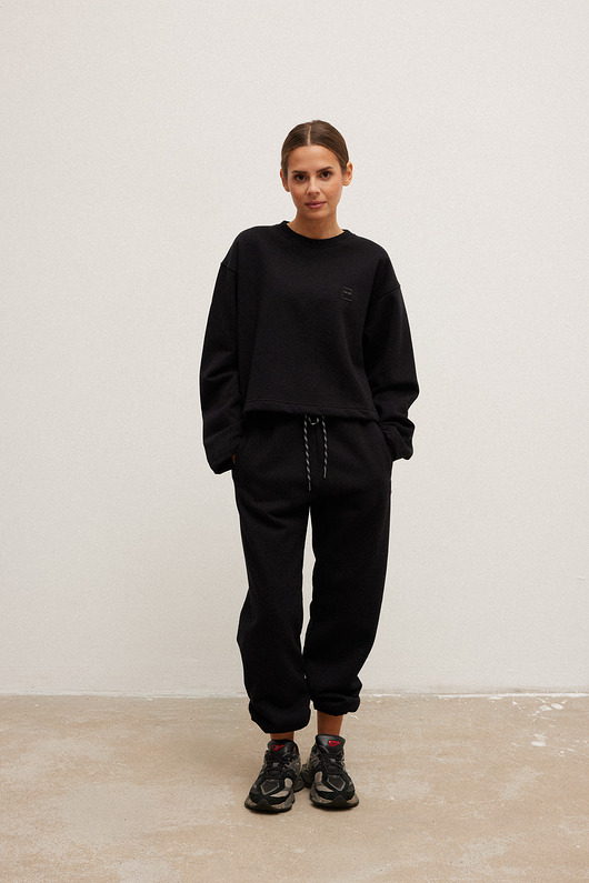 spodnie dresowe damskie Spodnie DONNA black