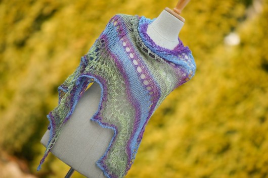 Chusta bawełniana &quot; lilas d&#039;été &quot; HERBE DESIGN