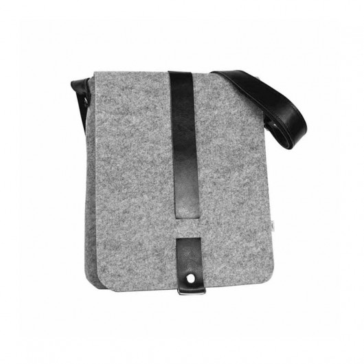 TORBA Z FILCU BOY 01 czarny zamek purol design
