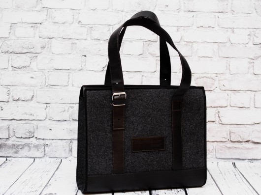 Torba filcowa / KUFER / ciemny FILC playworkcreate