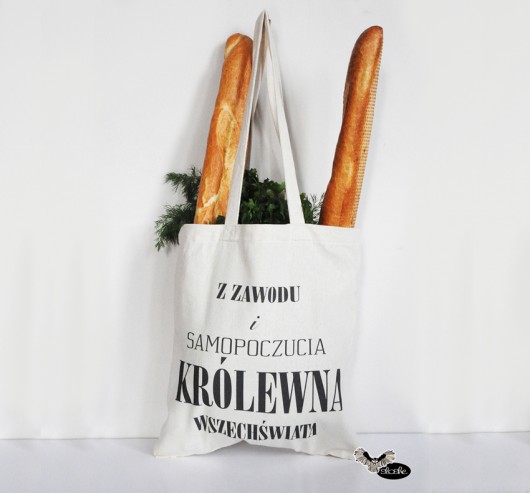 Z zawodu i samopoczucia.., torebka eko Sowia Aleja