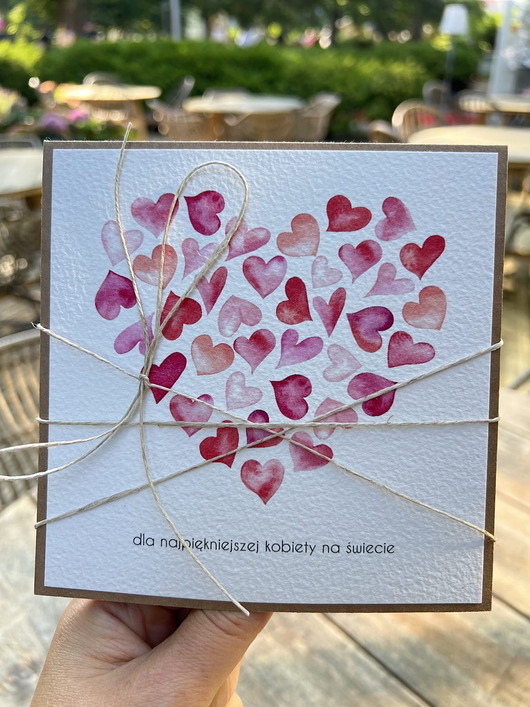 kartki scrapbooking Wyjątkowa kartka ręcznie robiona na walentynki, wyjątkowy prezent walentynkow