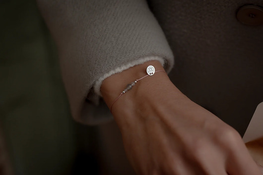 bransoletki z kamieni naturalnych Bransoletka z Labradorytem i Hematytem