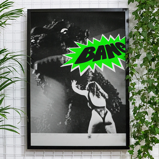 Plakat Woman fights the Evil - sitodruk Pracownia Witryna
