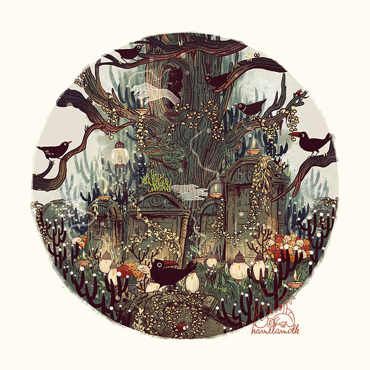 grafiki i ilustracje Zaduszki
