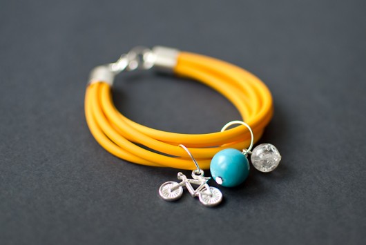 bransoletka fairydetailes springcolours bicycle maja miusow