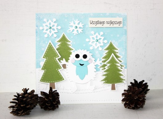 Kartka z Yeti papierkarnia