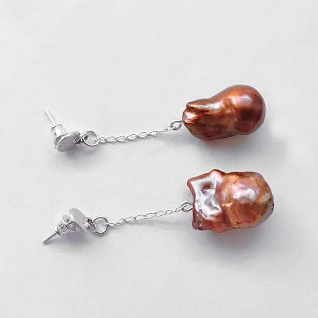 kolczyki z kamieniami Kolczyki OKRĄG