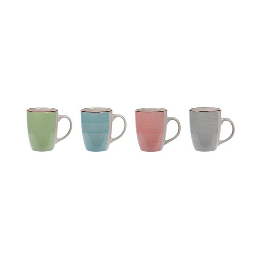 Kubek Ceramiczny 4 szt. Komplet Colours MIA home