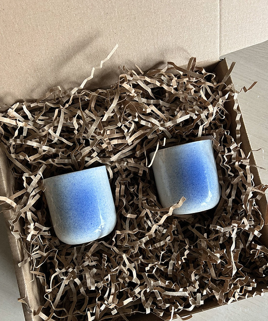 kubki Zestaw prezentowy 2 kubki do espresso