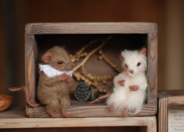 Dwie małe Myszki BoboLobo Handicraft