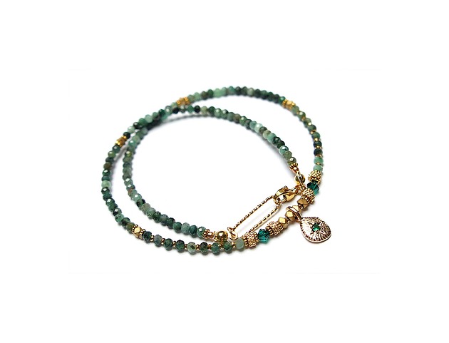chokery Szmaragdy vol. 8 choker - naszyjnik - Szlachetna kolekcja