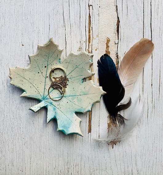 autumn leaf AGABA pracownia ceramiczna