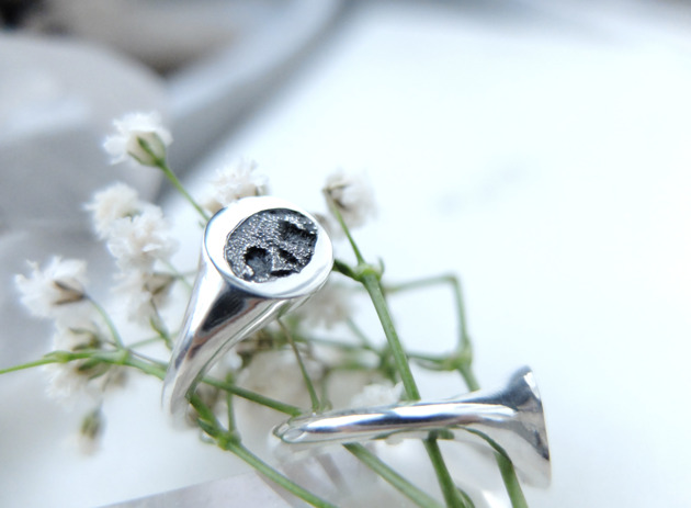 pierścionki srebrne Pierścionek z odbiciem łapki Twojego pieska