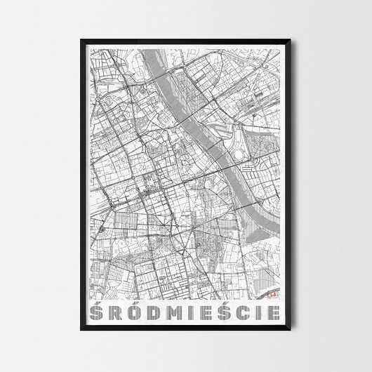 plakaty Plakat Śródmieście - CityArtPosters