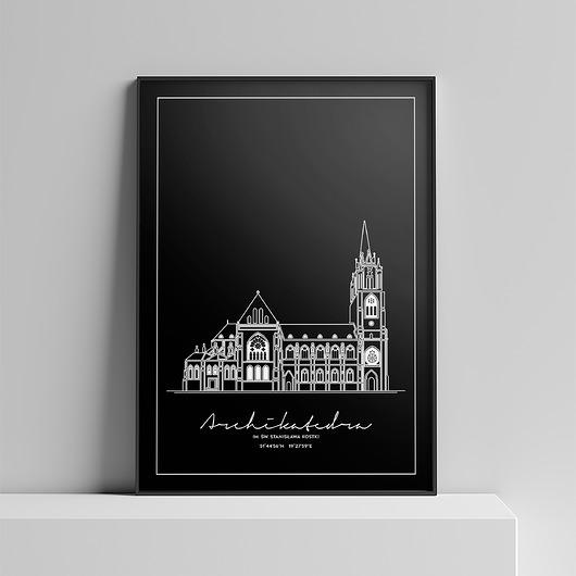 plakaty Plakat Architektura - Łódź - Archikatedra