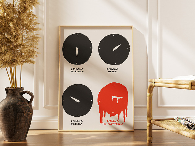 plakaty Plakat zmiana klimatyczna