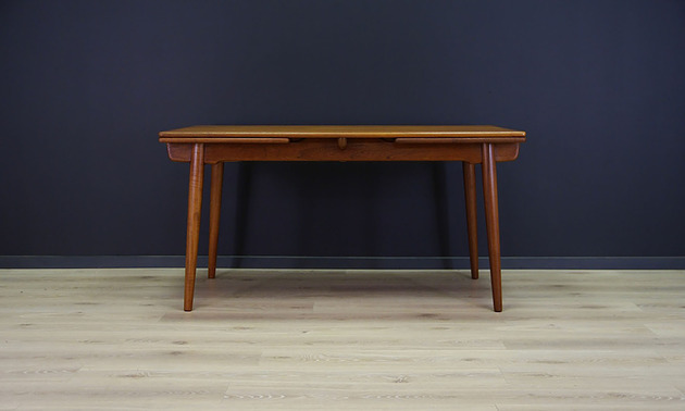 stoły Stół drewniany, duński design, lata 60, Hans J. Wegner, Andreas Tuck