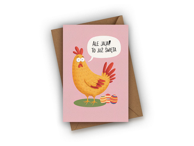 kartki wielkanocne Kartka wielkanocna- Ale JAJA! To już święta