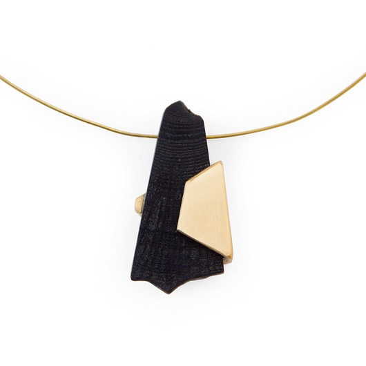 Wisior Mosiądz + Black Wood // MAM. MaMjewellery
