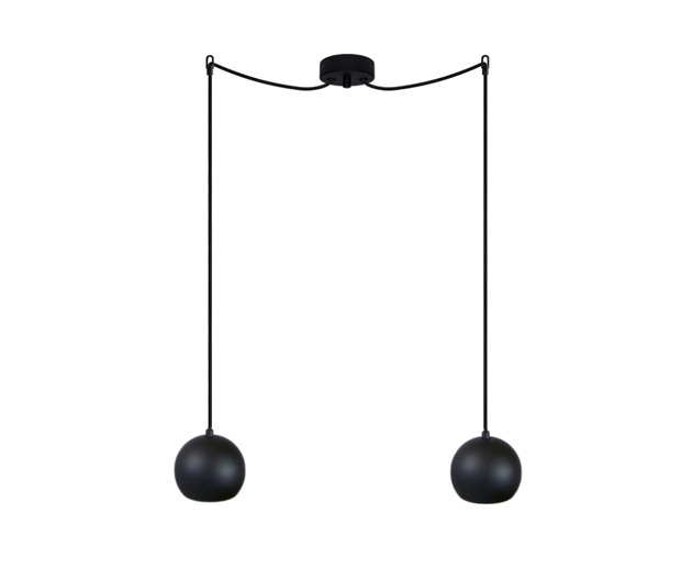 Lampa Pająk ball czarna 4FunDesign
