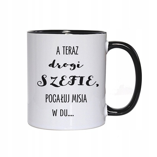 kubki Kubek pracownika na pożegnanie pracy i szefa