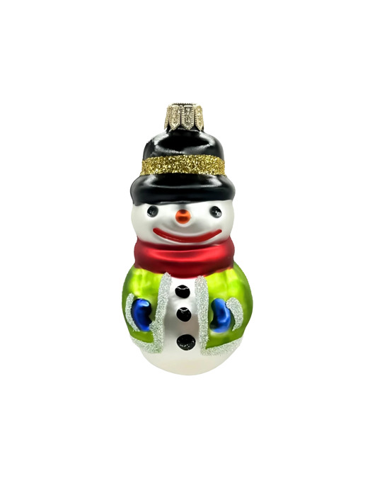 ozdoby choinkowe Bombka choinkowa: Uśmiechnięty Bałwanek w szaliku