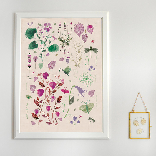 GRAFIKA 50x70 botaniczna Anita Tomala