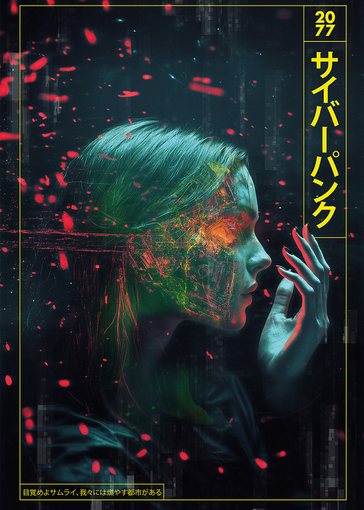 grafiki i ilustracje Cyberpunk 77