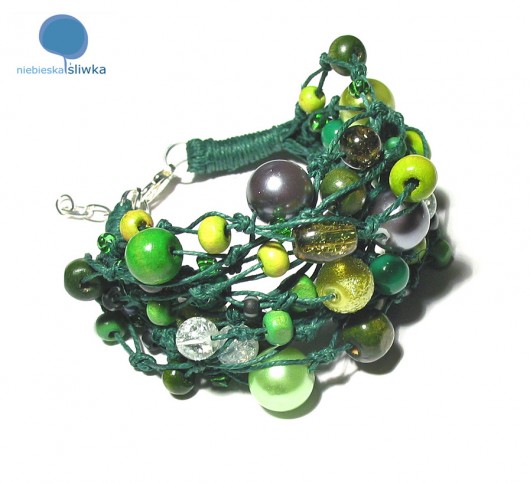 green moon - bransoleta Makowisko
