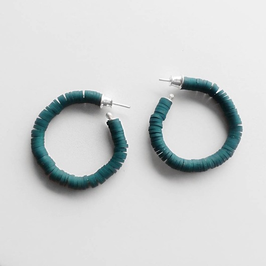 kolczyki z kamieniami Kolczyki OKRĄG