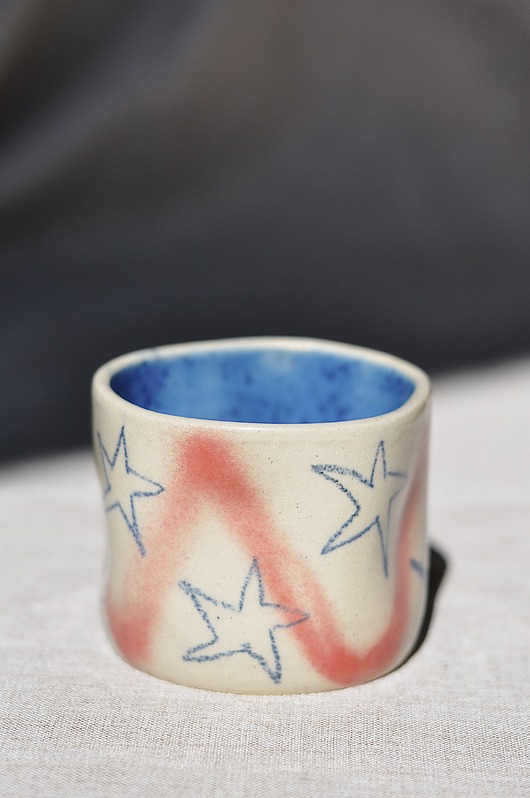 kubki Ceramiczna czarka/kubek bez ucha